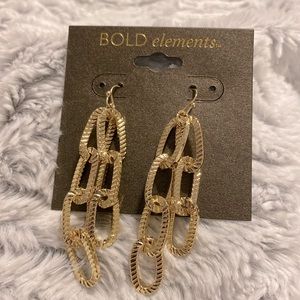 Bold Elements Drop Earrings